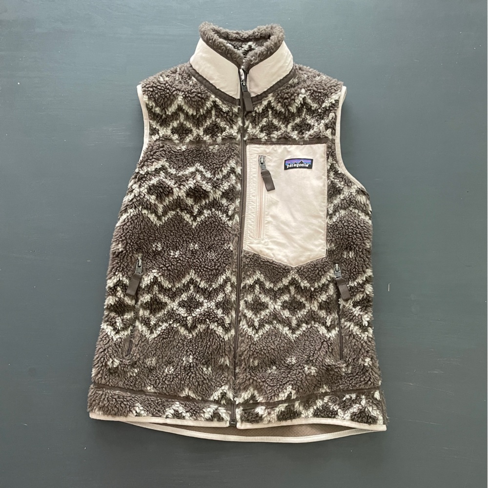 Patagonia Retro X Vest Sweet Cedar Topsoil Brown
